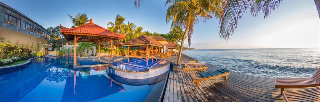 Paradise Palm Beach Bungalows And Dive Center Tulamben  Luaran gambar