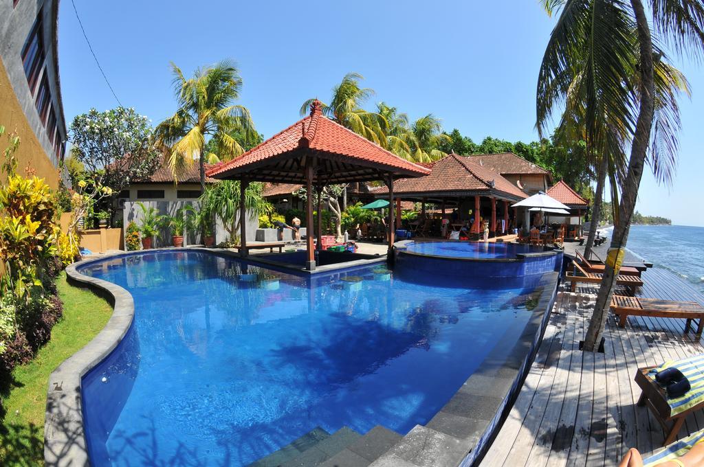 Paradise Palm Beach Bungalows And Dive Center Tulamben  Luaran gambar